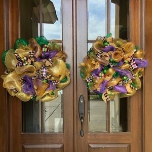 Mardi Gras Wreaths